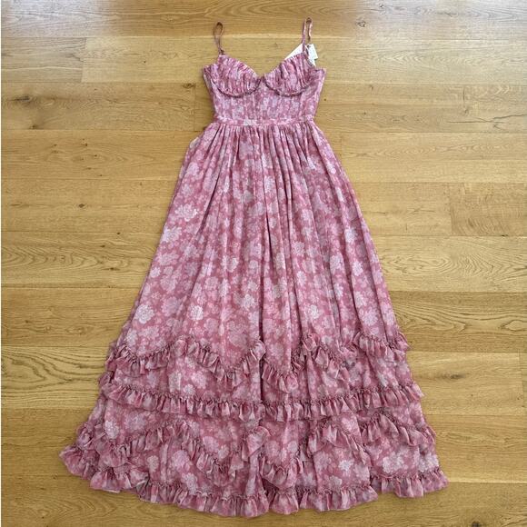 V. Chapman Dresses & Skirts - V. Chapman Maxi Dress Carmen Size 8 Pink
